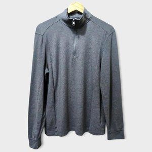 Calvin Klein CK Mens Lightweight Half-Zip Long Sleeve Mens Pullover Sweater